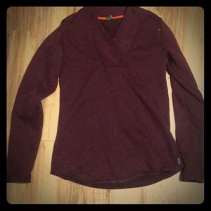 Fleece lined sweater
